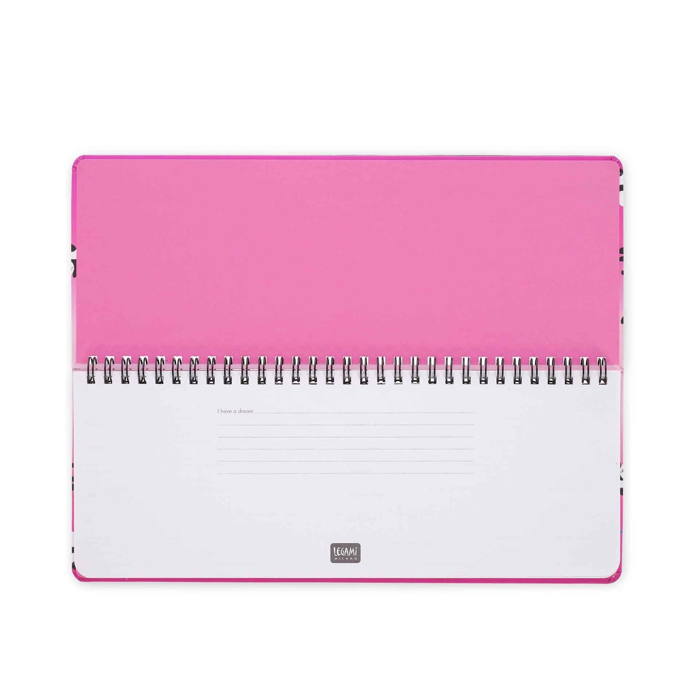 Legami - Planning da Scrivania 13 Mesi - Desk Planner da Gennaio 2025 a Gennaio 2026, Agenda da Tavolo Formato Orizzontale, Spiralata, Una Settimana per Pagina, Rubrica, 27.2 x 10.2, Stars
