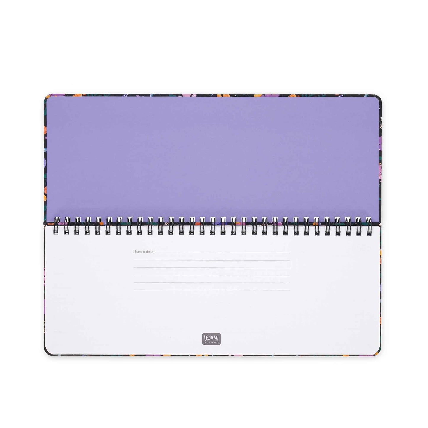 Legami - Planning da Scrivania 13 Mesi - Desk Planner da Gennaio 2025 a Gennaio 2026, Agenda da Tavolo Formato Orizzontale, Spiralata, Una Settimana per Pagina, Rubrica, 27.2 x 10.2, Stars