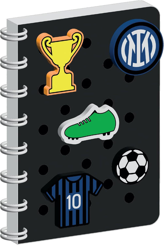 Seven Inter A5 Ring Notebook, Black,