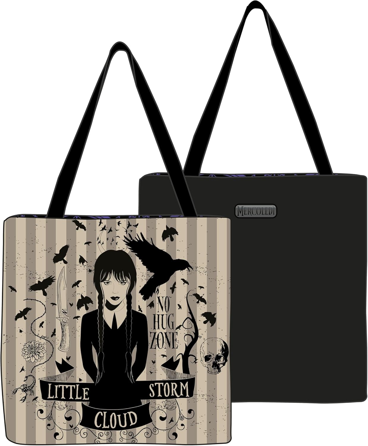 Borsa a tracolla SHOPPER BAG – Mercoledì Addams