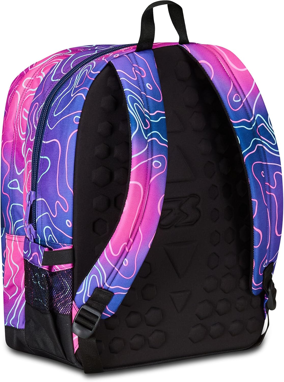 Seven Zaino Scuola Freethink, Rosa, Mapset Girl, Zaino Doppio Scomparto, Tasca Porta PC o Tablet e Tasca Porta Borraccia, Zaino Medie e Superiori, Bambina Ragazza