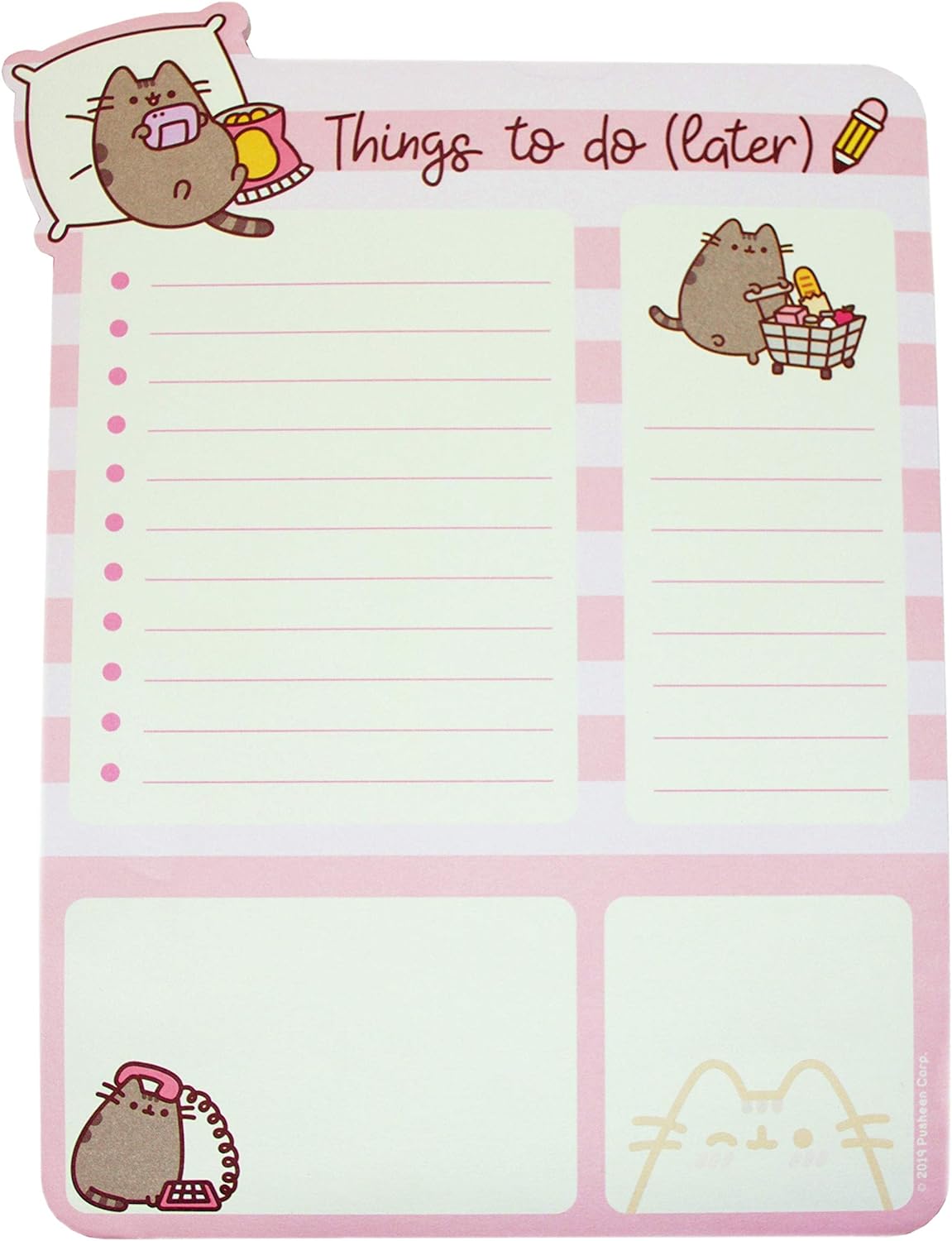 Pusheen – Scrivania Pad & Sweet & Simple ˆ 52 Pagine Organizzatore
