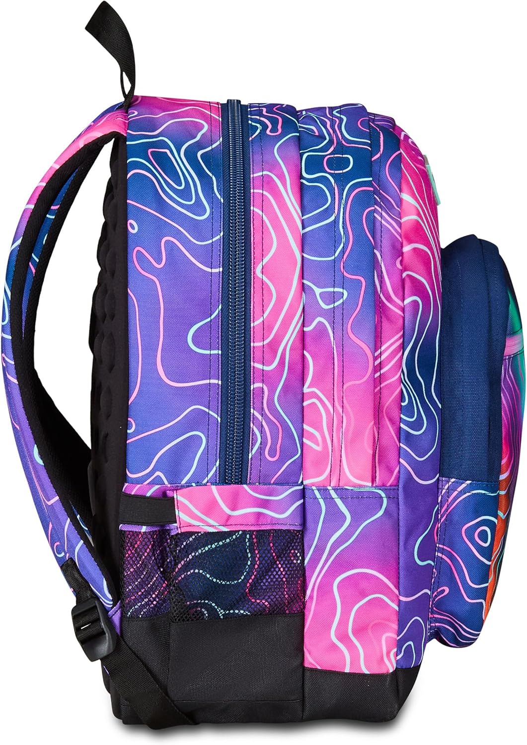 Seven Zaino Scuola Freethink, Rosa, Mapset Girl, Zaino Doppio Scomparto, Tasca Porta PC o Tablet e Tasca Porta Borraccia, Zaino Medie e Superiori, Bambina Ragazza