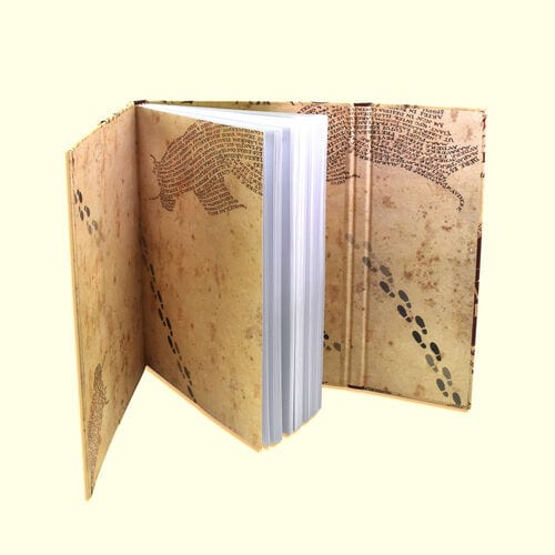 IL TACCUINO A5 CIELO BLU DI HARRY POTTER MAPPA DEI MARAUDERS