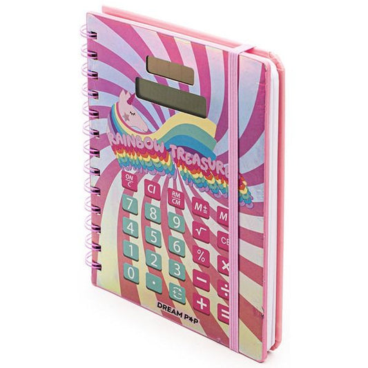 Spiral Notebook Con Calcolatrice Unicorn - Seven 2026