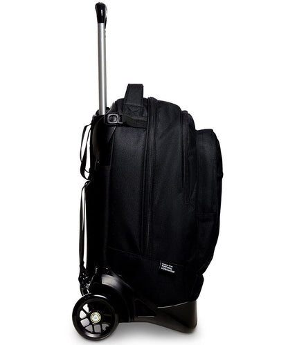 Invicta Trolley Scuola Sganciabile Plug Active, Nero, Logo, 3 in 1, Triplo Uso, Zaino con Carrello Sganciabile, con Tasca Porta PC, Tasca con Organizer, Zaini e Trolley, Scuola e Viaggio, Unisex