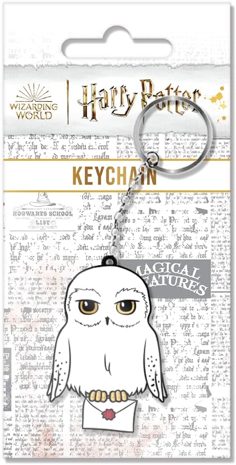 ERT GROUP Harry Potter 070 (White) Key Chain Unisex Adulto, Bianco, Taglia unica