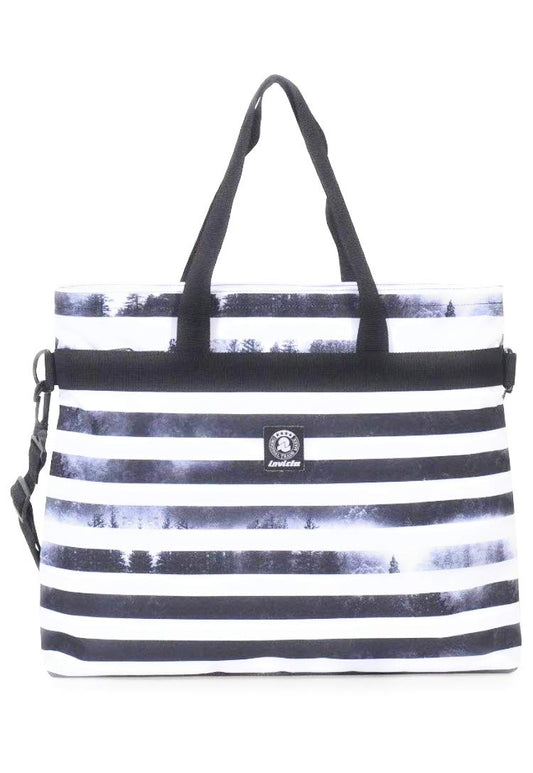 INVICTA BORSA COLLEGE SHOP SMART SHOULDER (BLACK STRIPED FOREST)