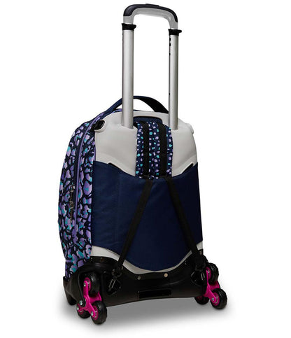 Seven Trolley Scuola Sganciabile Jack 3 Ruote, Viola, Ziply, 3 in 1, Triplo Uso, Zaino con Carrello Sganciabile, Tasca Interna Porta Borraccia, Zaini e Trolley, Scuola, Bambine e Ragazze