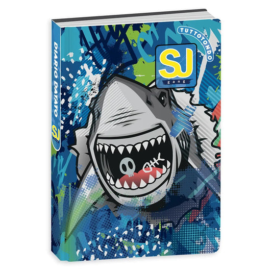 Diario Scuola Seven SJ Animal Boy SQUALO Blu 2024-2025 F.to standard 20x15 cm