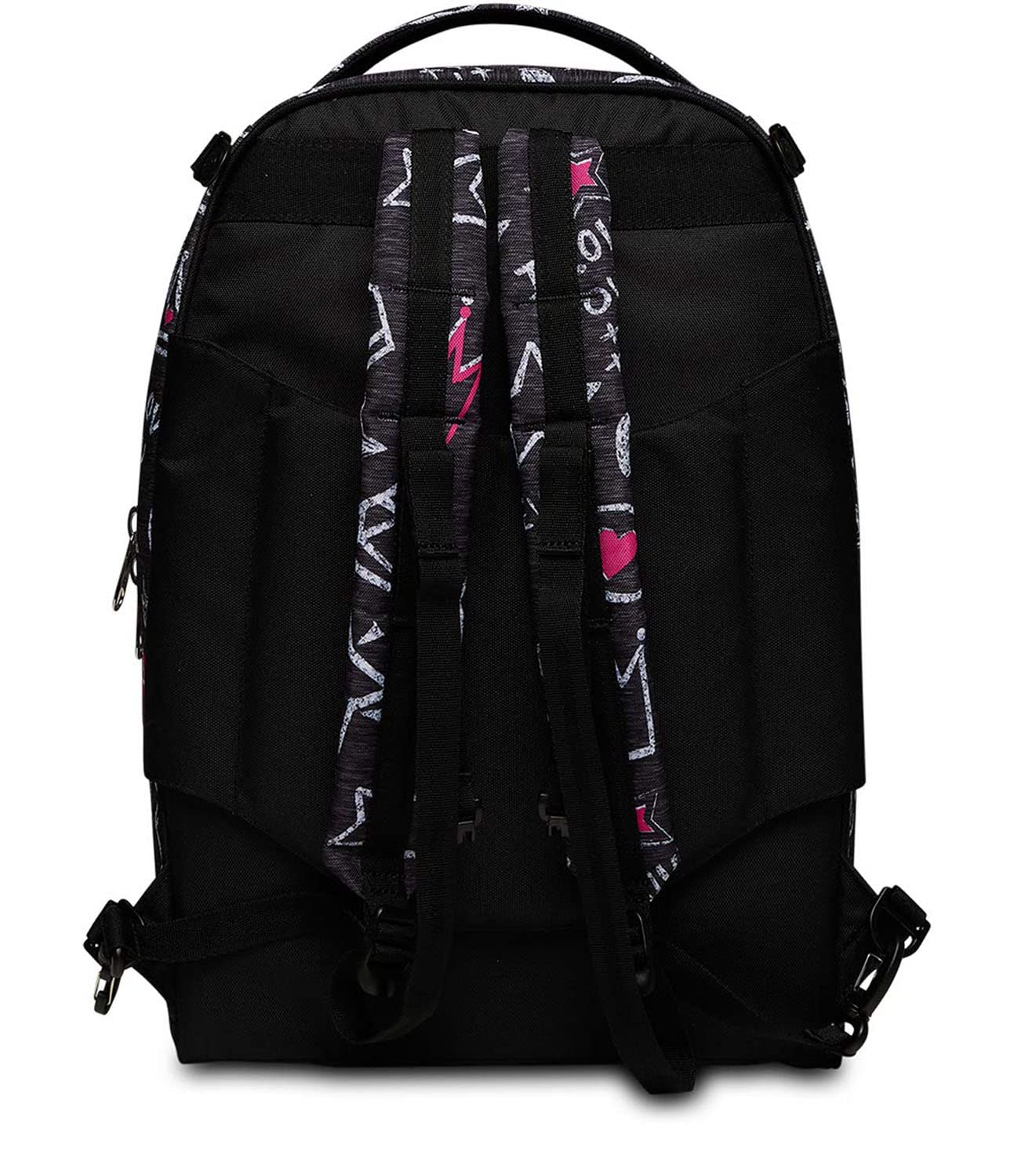 Seven S. p. a. Seven Trolley Scuola Sganciabile Jack 3 Ruote, Grigio, Zipper Glamy, Triplo Uso, Zaino con Carrello Sganciabile, Maxi Capienza, Scuola & Tempo Libero, Bambine e Ragazze