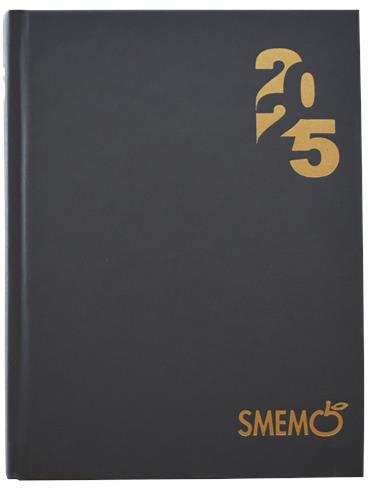 Diario giornaliero Smemoranda 2024-25, 16 mesi, Grigio - 13 x 17 cm