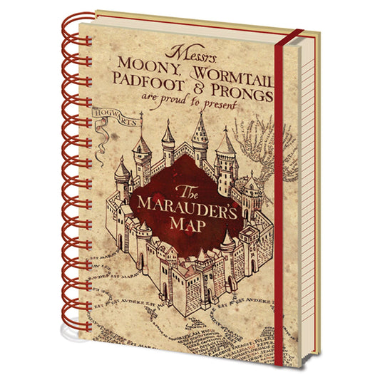 AMBROSIANA Quaderno a righe A5 Harry Potter The Marauders Map