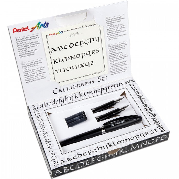 COFANETTO CALLIGRAFIA CON TRADIO CALLIGRAPHY PENTEL