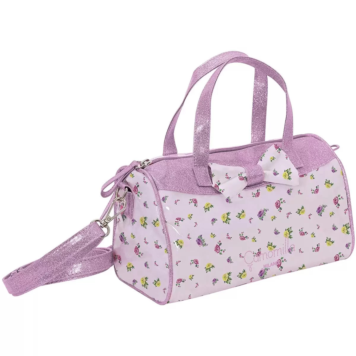 ROUND HAND BAG CAMOMILLA BOWS AND BUTTER