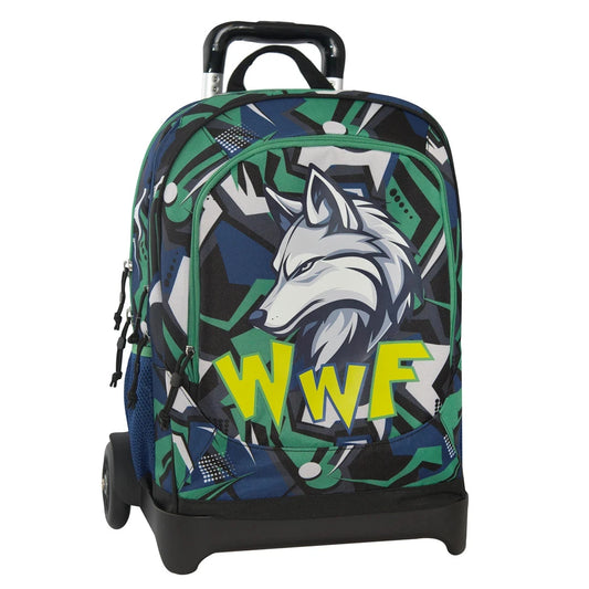 Zaino Org.trolley Stacc. Illustrato Lupo | Wwf