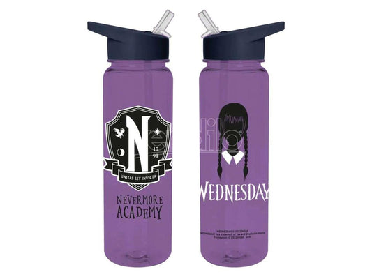 Borraccia Wednesday Addams Mercoledì - Plastic Water Bottle 700ml Pyramid